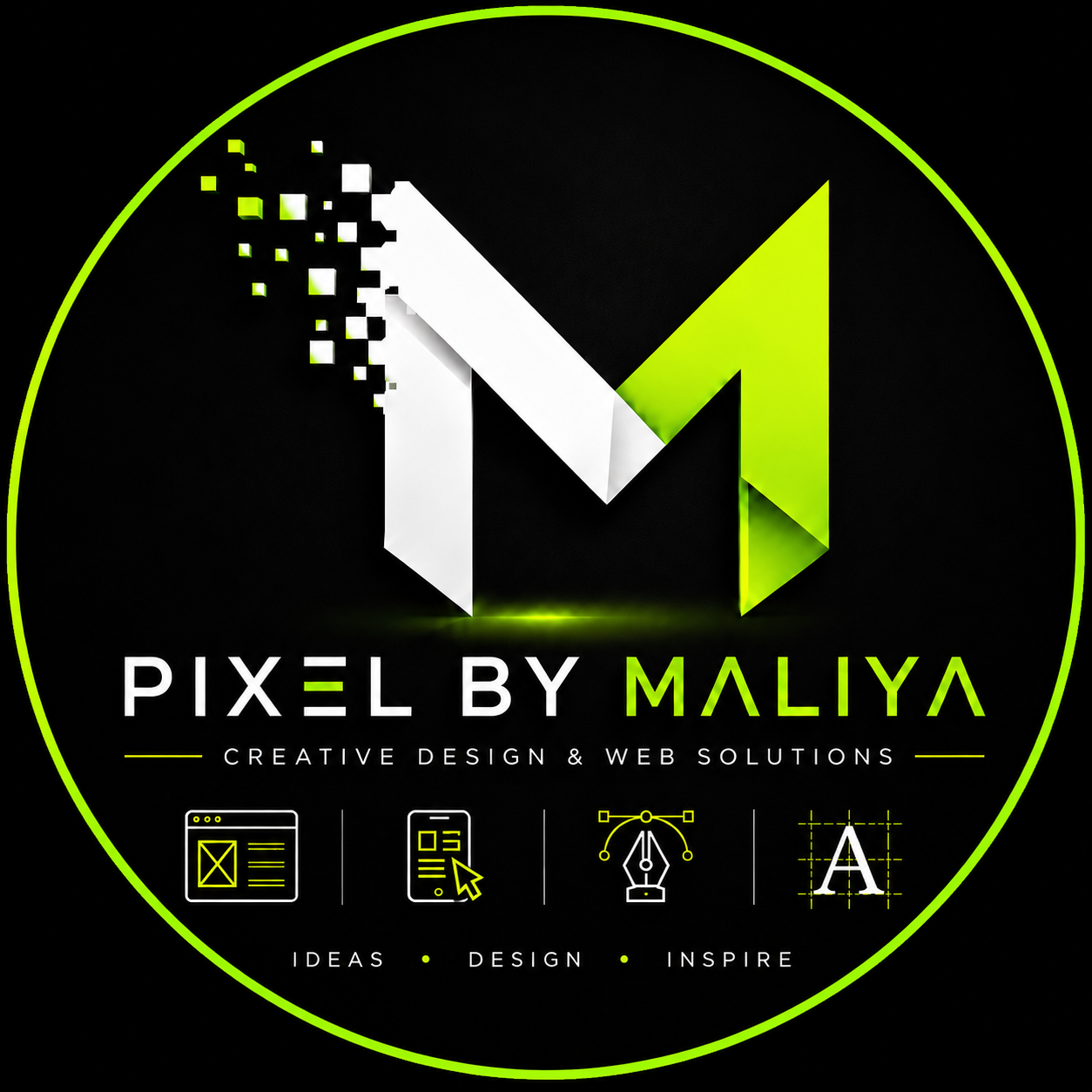 Pixel by Maliya Logo